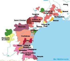languedoc wine map