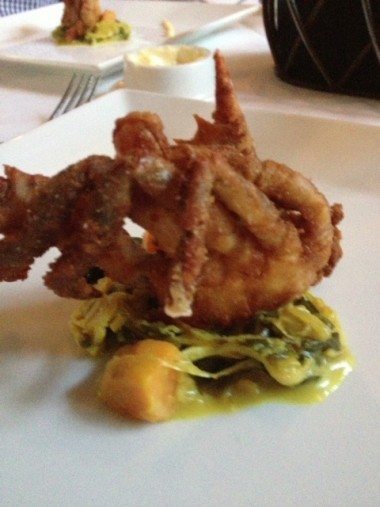 fried soft shell crab