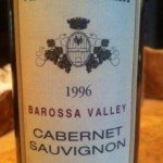 1996 Binder Veritas Cabernet Bottle